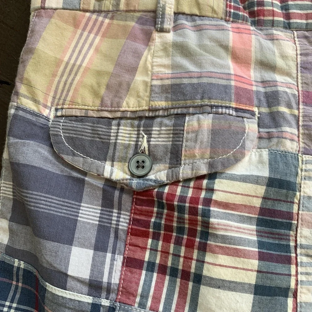 Polo Ralph Lauren Mens 32 Authentic India Madras Plaid Chino Shorts Preppy